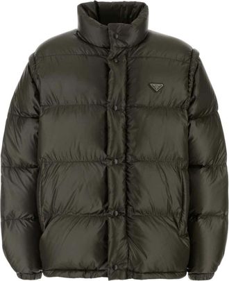Prada Green Quilted Jacket
