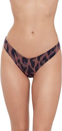 Steve Madden Scoop Front Hipster Bikini Bottoms in Natural at Nordstrom, Size X-Large