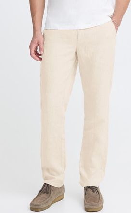 Casual Friday Flat Front Linen Chinos in Plaza Taupe at Nordstrom, Size 36 X 32