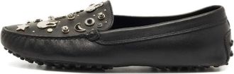 Tod's Mocassini Gommini con decorazione - Nero