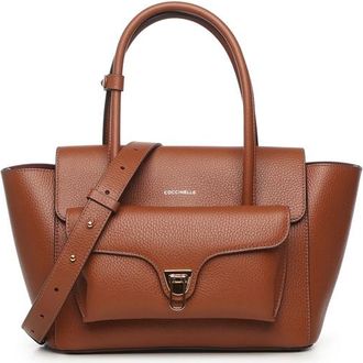 Coccinelle Double Beat Medium Leather Bag
