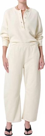 Citizens Of Humanity Miro Brushed Fleece Sweatpant In Cream