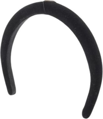 Prada Pre-owned Alice band - Dames - Vintage Accessoires - Zwart - ONE Size - Leer - Vintage