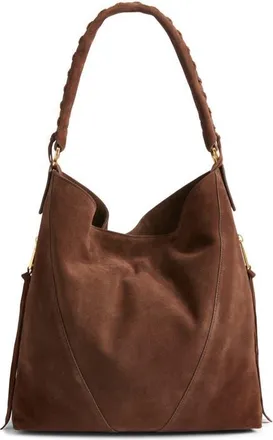 Rebecca Minkoff Mae Hobo Bag in Maple Brown at Nordstrom