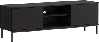 Mirjan24 Mobilier1 - Mueble Tv Lomsore 101, Negro, N&uacute;mero De Puertas: 0, N&uacute;mero De Cajones: 0, 150x50x41cm