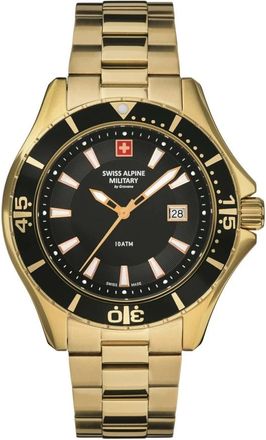 Swiss Alpine Military Sportliche Uhr 7040.1117 - Heren - Horloges - Geel - ONE Size - Accessoires