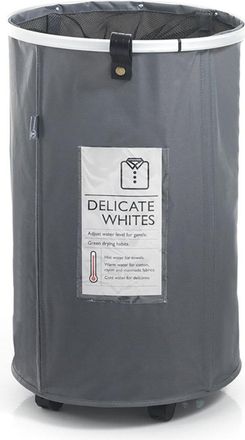 tomasucci Laundry-Round Laundry Basket, Dark Grey