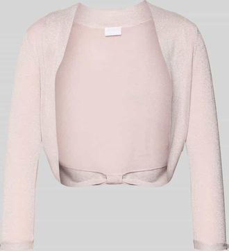 Jake*s Bolero mit 3/4-&Auml;rmel in Rosa Melange, Gr&ouml;&szlig;e 32