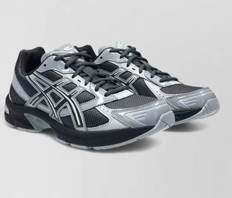 Asics synthetic leather low-top sneakers