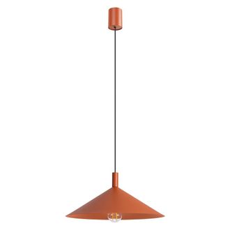 Sollux Lighting L&aacute;mpara colgantes ocre rojo acero alt. 135 cm