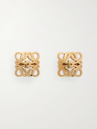 Loewe Orecchini In Metallo Dorato Bombe Anagram - Oro