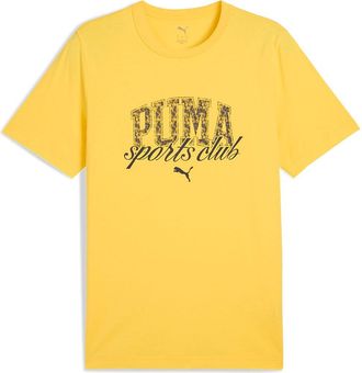 Puma Puma Mens Class Graphic Tee Sportstyle Core, Sunny Yellow, XL
