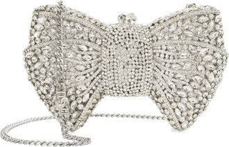 Dune London ENCHANT Embellished Studded Bow Clutch Bag One Size