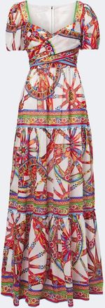 Dolce & Gabbana Carretto cotton maxi dress