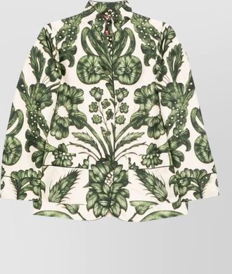 F.R.S. For Restless Sleepers silk floral print long sleeve blouse