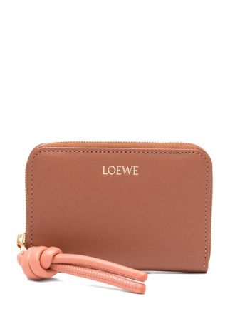 Loewe Portafoglio con zip - Marrone