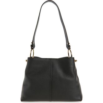 Strathberry Lana Leather Hobo Bag in Black at Nordstrom
