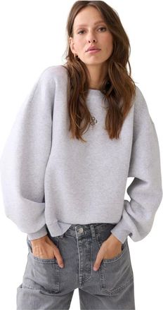 Summum Hoodies & sweatvesten, Dames, Grijs, XL, Zachte Sweat Blouse Hamburg-30413