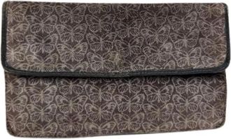 Bottega Veneta Pre-owned Clutches, female, Gray, Size: ONE SIZE Pre-owned Wool Clutch