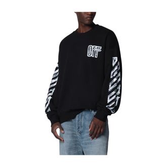 Off-white Motion Arrow Skate Crewneck - male - Off White - Sweatshirts - Black - 2XL - Sweatshirts & Hoodies