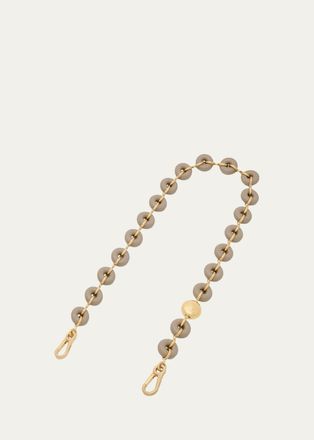 Loewe Goldtone Beaded Chain Strap