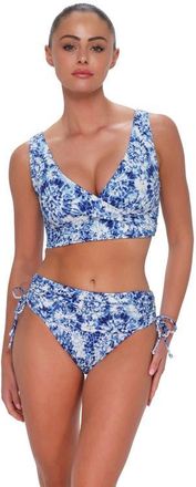 Sunsets Elsie Bikini Swimsuit Top - F Cup in Island Ink Rib at Nordstrom, Size 38