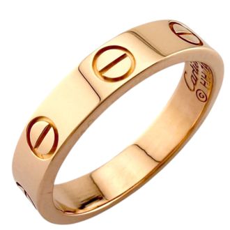Cartier Pink Gold Pink Gold (18K) Band Ring (Pre-Owned)