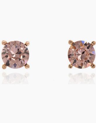 Cachet London Womens Cachet London Laine 8mm Vintage Rose Gold Earrings