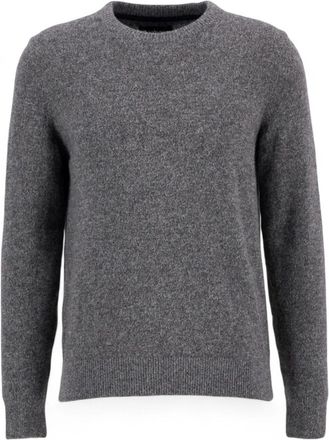 Barbour Tisbury Crew - Heren - Ronde hals truien - Bruin - XL - Wol - Truien & Vesten
