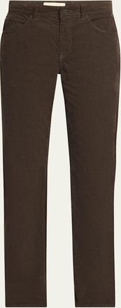 The Row Carlyl Corduroy Straight-Leg Pants