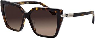 Ferragamo Womens 1106S 57Mm Sunglasses