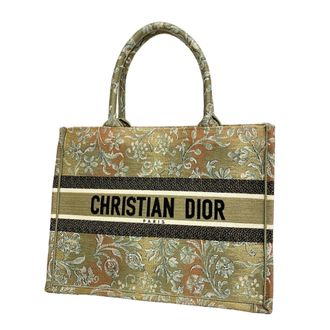 Dior Moss Green Canvas Tote Bag (Pre-Owned)