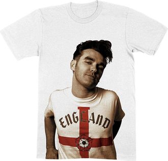 Morrissey T Shirt Glamorous Glue Logo Official Mens White M