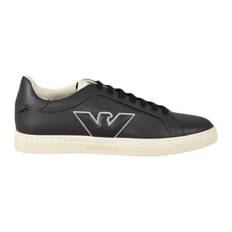 Emporio Armani Hombre, Zapatos, Negro, Talla: 43 1/2 EU