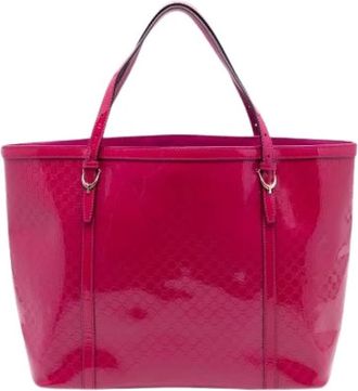 Gucci Pre-owned Nice Tote - Dames - Vintage Shopper - Roze - ONE Size - Leer - Vintage