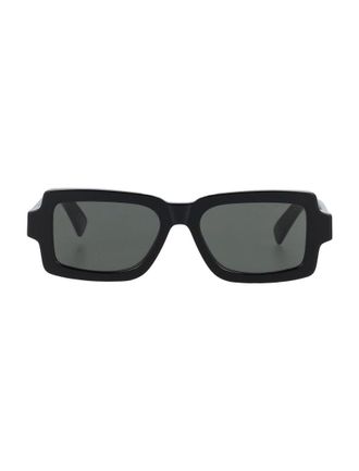 Retro Superfuture Pilastro Rectangular Sunglasses With Angular Design