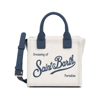MC2 Saint Barth Dames, Tassen, Wit, Maat: ONE Size Katoen