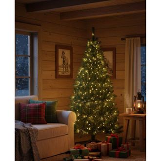 Dmora &Aacute;rbol De Navidad 180 Cm Caresana, 574 Ramas, Apertura De Ramas Individuales, Hecho En Italia, 180h Cm Verde