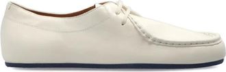 Jil Sander Leren veterschoenen - Dames - Veterschoenen - Beige - 38 1/2 EU - Leer - Schoenen