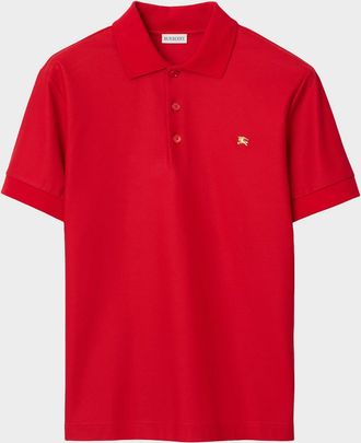 Burberry Mens Cotton Pique Year of the Horse Polo Shirt