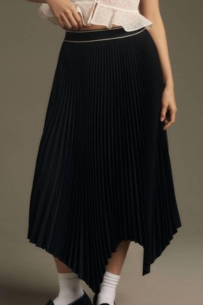Bishop + Young Womens Morgan Pleat Skirt In Black