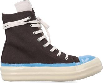 Rick Owens Black High Top Sneakers