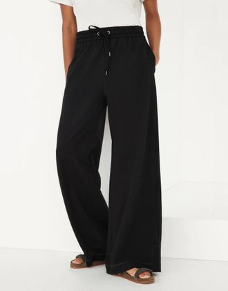 Brunello Cucinelli Black Cotton Casual Womens Pants