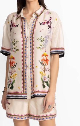Johnny Was Ophelia Camp Shirt In Willa