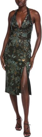 Aidan Mattox Printed Midi Dress