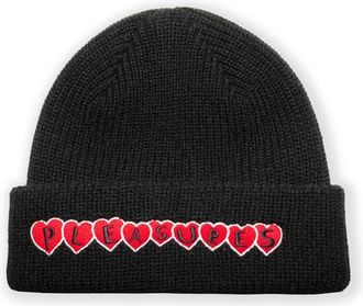 Pleasures Hearts Beanie in Black at Nordstrom