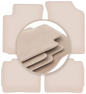 OEM Alfombrillas Beige Premium Para Hyundai Accent Mc Hatchback, Sedan 2005-2011