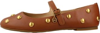Michael Kors Schoenen, Dames, Bruin, 37 EU, Leer, Nellie Flex Ballet
