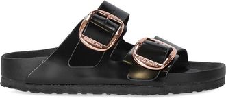 Birkenstock CIABATTA ARIZONA BIG BUCKLE HIGH SHINE NERA BIRKENSTOCK