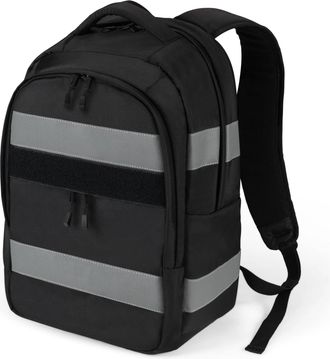 Dicota Rucksack DICOTA Reflective 25 Liter - V2, Herren, Gr. B/H/T: 32cm x 45,5cm x 22cm, schwarz, Rucks&auml;cke Rucksack